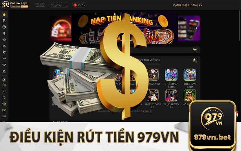 Điều kiện rút tiền 979VN
