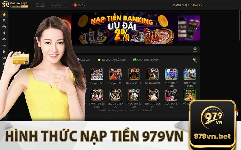 Hình thức nạp tiền 979VN