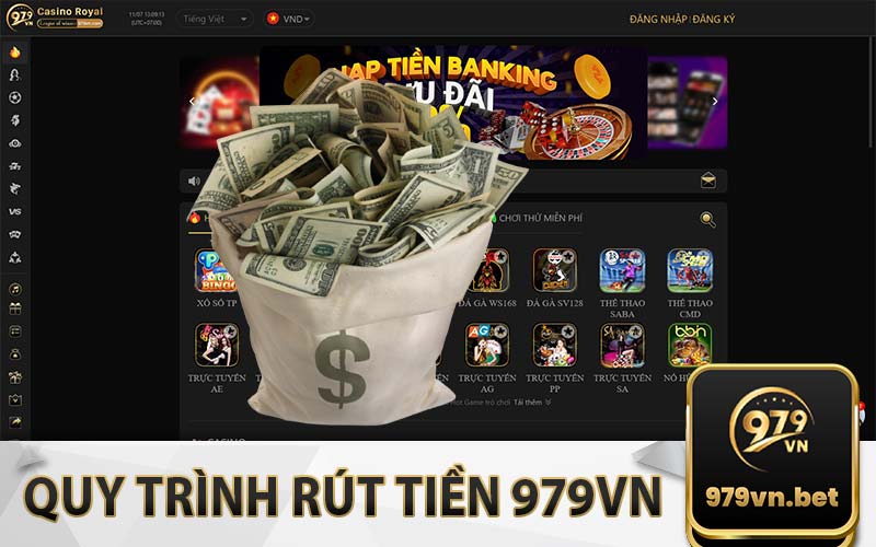 Quy trình rút tiền 979VN